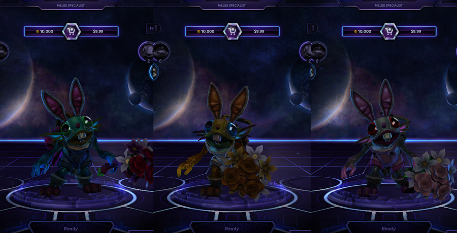 heroes storm Murky skins funny bunny