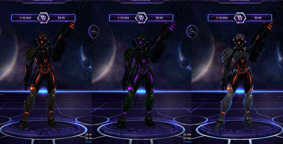 heroes storm Nova skins spectre