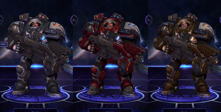 heroes storm Raynor skins master