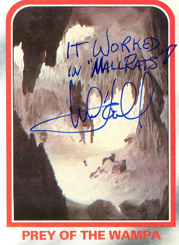 Mark Hamill Star Wars Trading Card Joke 023 Worked In Mallrats