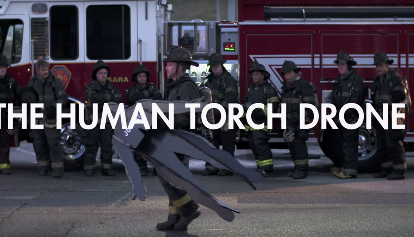 human torch drone fantastic four movie stunt 003