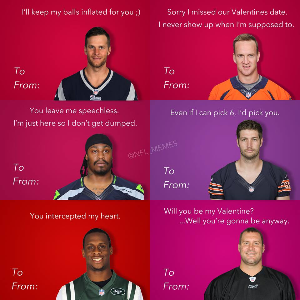 football meme 006 valentine cards