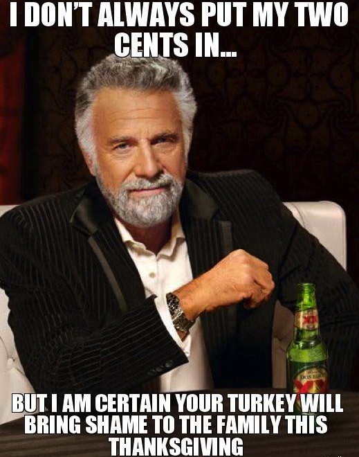 thanksgiving meme 009 your turkey will bring shame