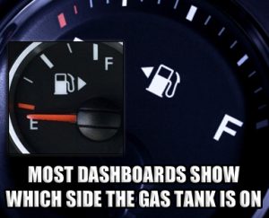 gas tank on dash life hack
