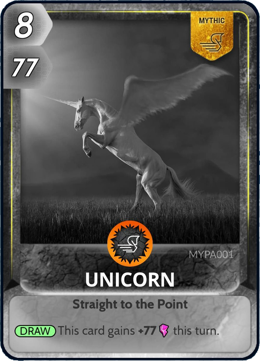 CUE-cards-universe-everything-mythic-card-unicorn – Comics And Memes