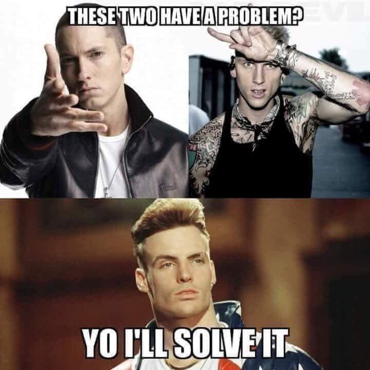 Eminem Vs Mgk Meme
