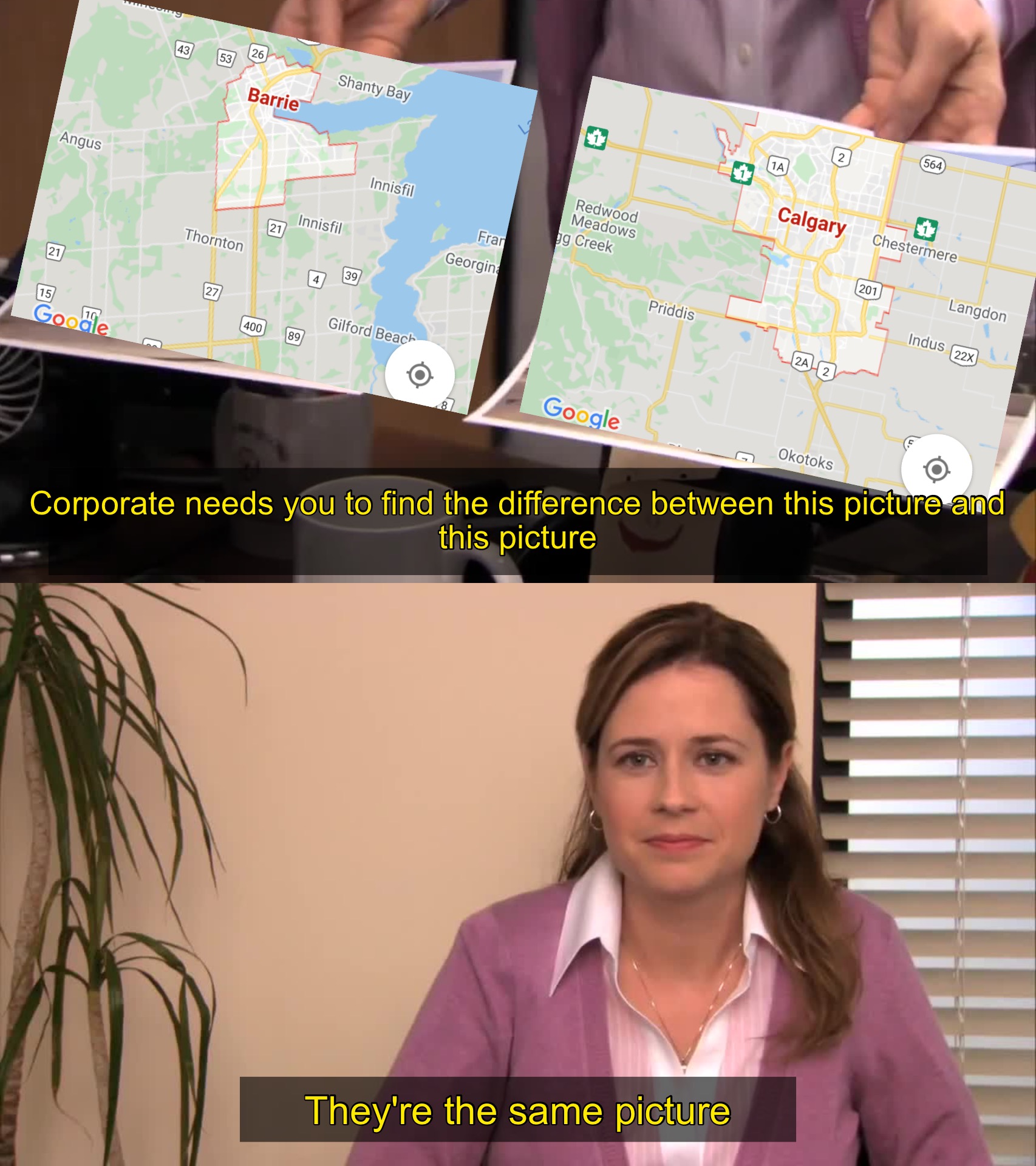 Pam from “The Office” They're The Same Picture Memes – Comics And Memes