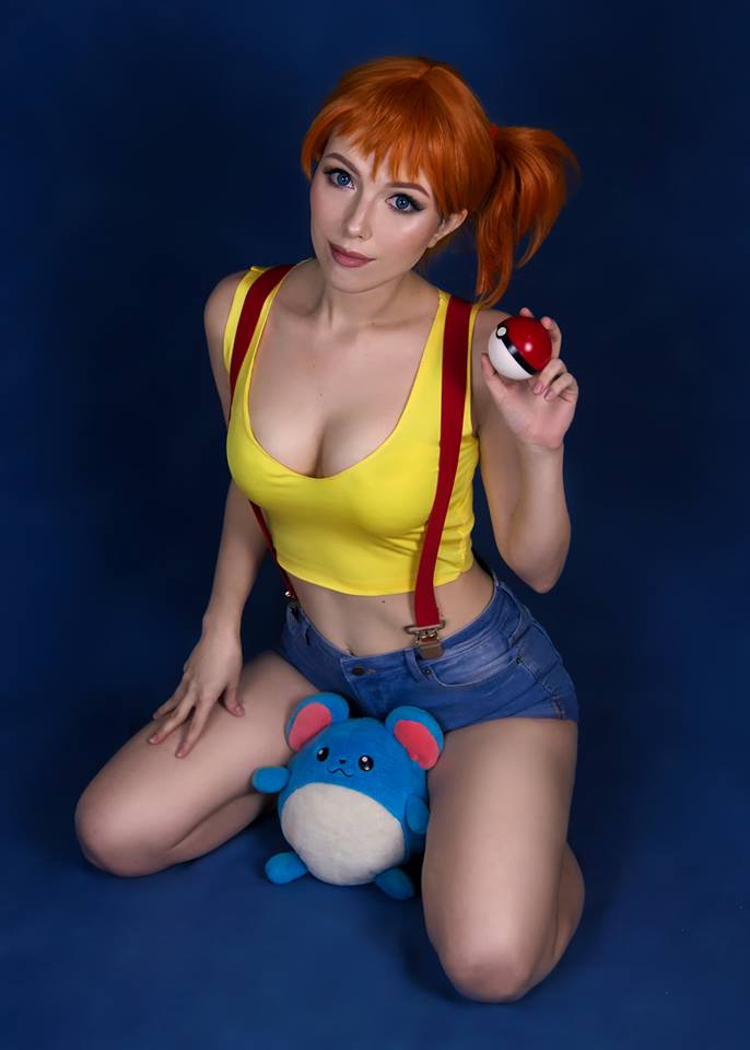 Pokemon Misty Hot Cosplay Girl.