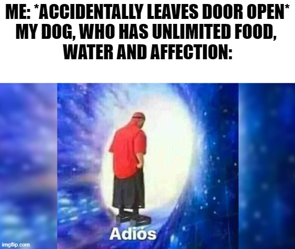 adiosmeme004accidentallyleavedooropenmydogunlimitedfoodwater