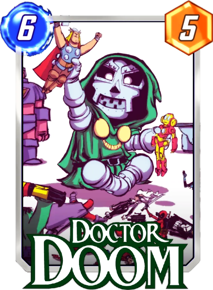 marvel-snap-card-variants-baby-doctor-doom – Comics And Memes