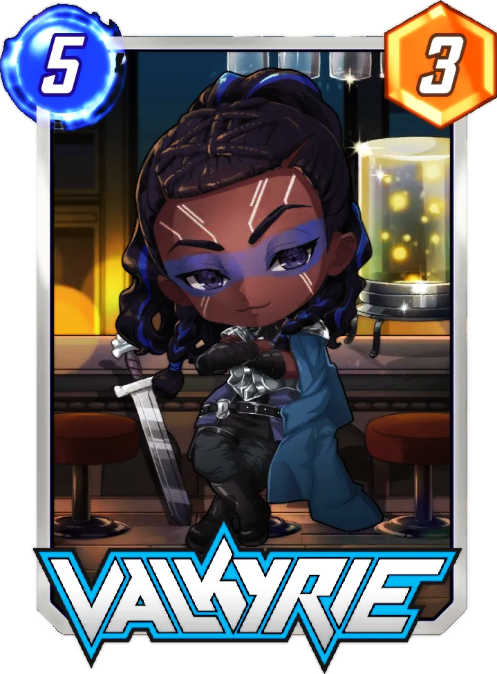 Marvel-snap-cards-variants-chibi-valkyrie – Comics And Memes