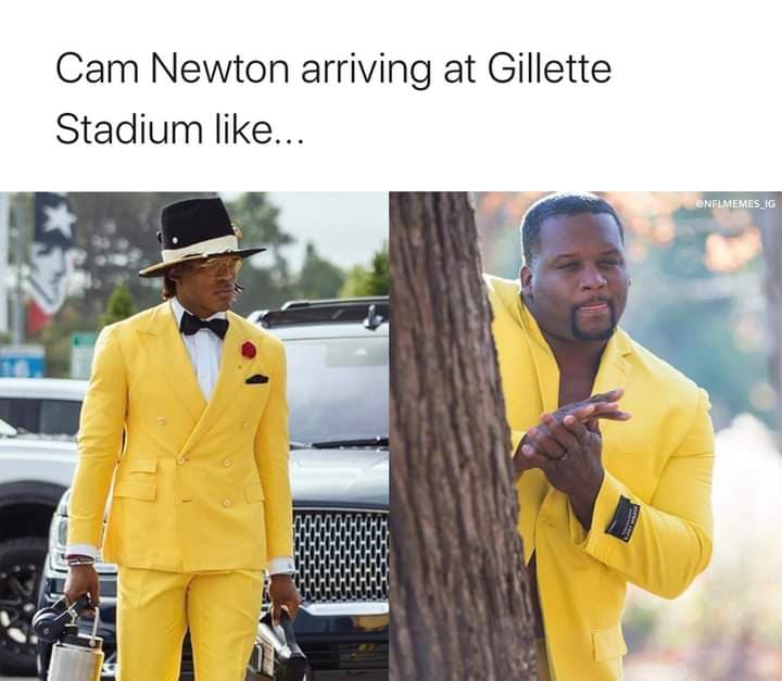 nfl-football-meme-004-cam-newton-arriving-at-gillette-stadium-like ...