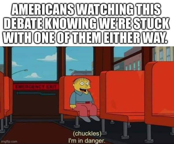 Presidential Debate Im In Danger Ralph Simpsons Comics And Memes
