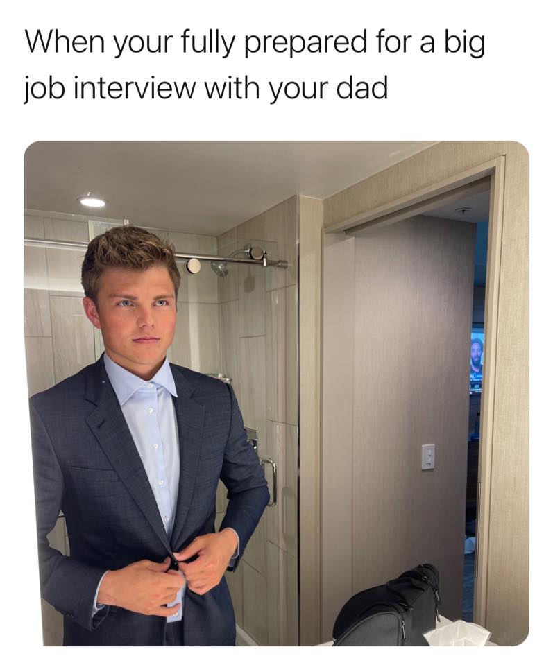 Zach Wilson Memes Nfl Job Interview Dad Comics And Memes 1173